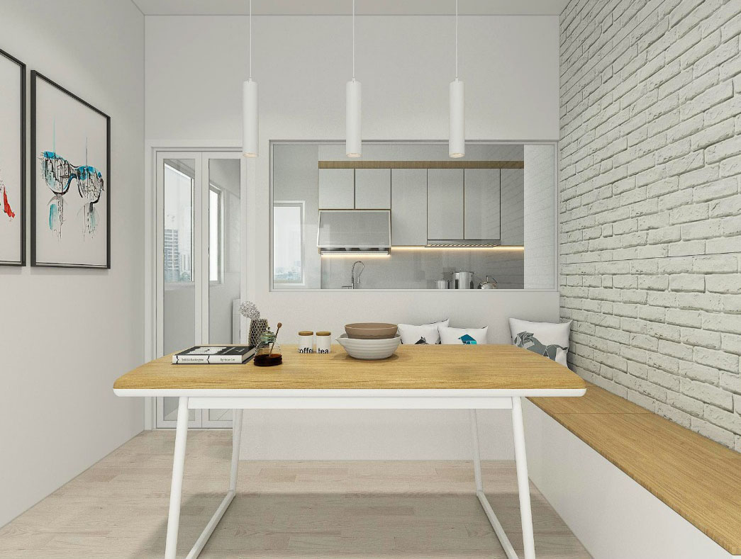 Kitchen Renovation Mistakes white wood bricks