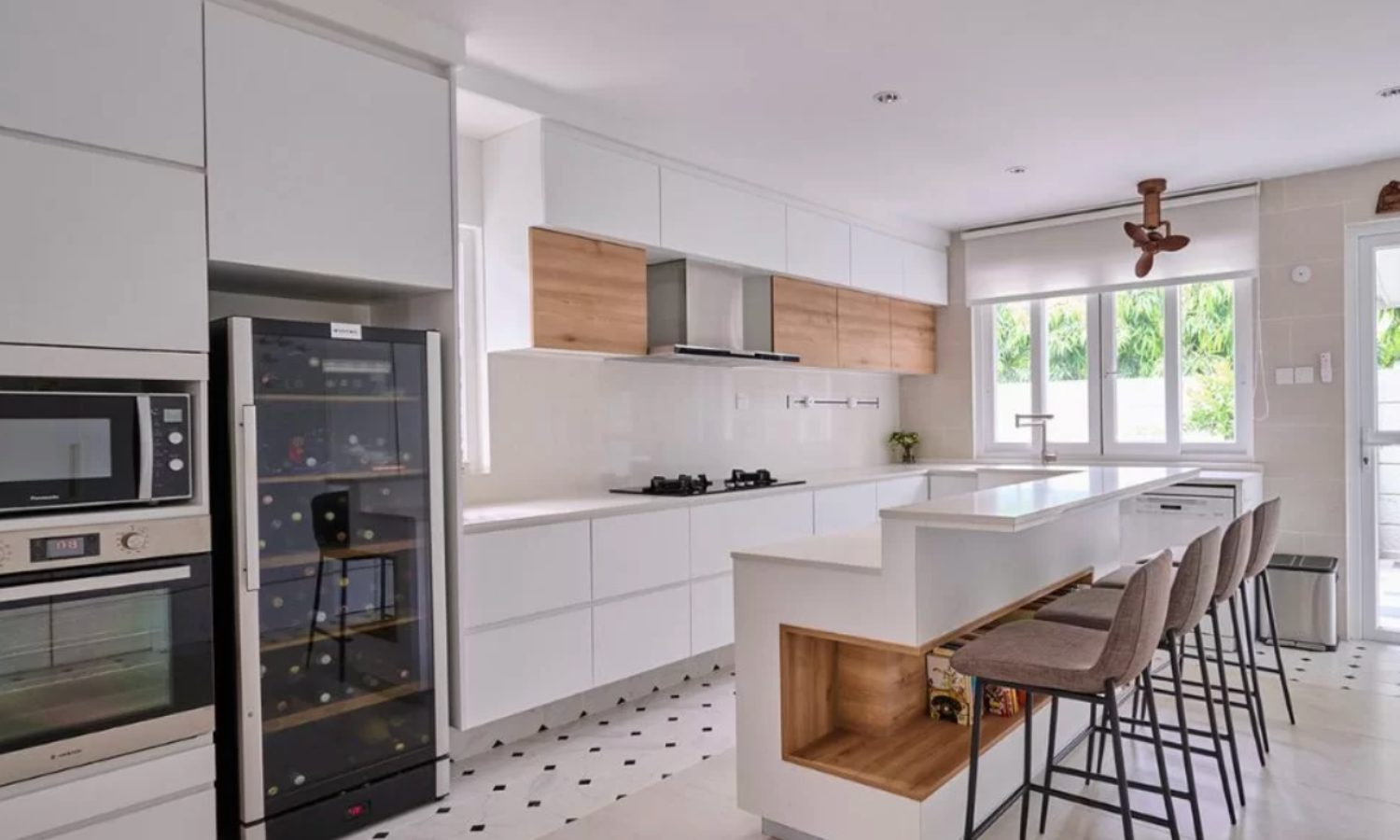 renovation guide and checklist for a minimalist white kitchen