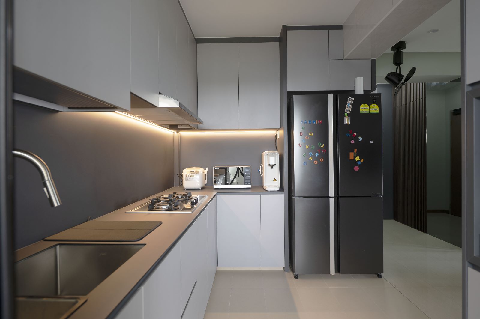 Kitchen Design Style Dark Modern Lighting