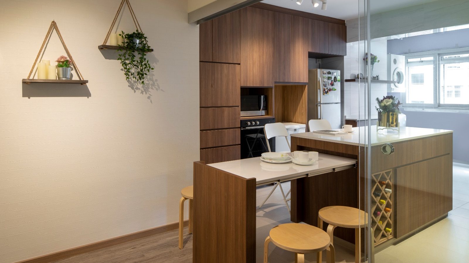 Kitchen Design Ideas Singapore 2024 Trends Modern Open Wood Lighting
